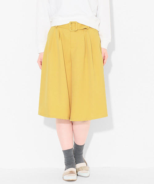 SENSE OF PLACE by URBAN RESEARCH（センスオブプレイスバイアーバンリサーチ）の「ウエストベルトハープパンツ（その他パンツ・レディース・ネイビー/イエロー/ブルー・36/38）」の3枚目の写真