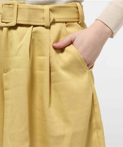 SENSE OF PLACE by URBAN RESEARCH（センスオブプレイスバイアーバンリサーチ）の「ウエストベルトハープパンツ（その他パンツ・レディース・ネイビー/イエロー/ブルー・36/38）」の12枚目の写真