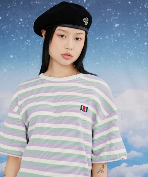 ROMANTIC CROWN★ユニセックス RMTC STRIPED LONG SLEEVE 3色 ROMANTIC CROWN（ロマンティッククラウン）の「【ROMANTIC CROWN