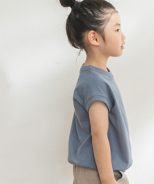 FORK&SPOON（フォークアンドスプーン）の「FORK&SPOON　ヘビーウェイトノースリーブTシャツ(KIDS)（Tシャツ/カットソー・キッズ・モカ/ブルー系その他/ピンク系その他・90/120/105/135）」の6枚目の写真