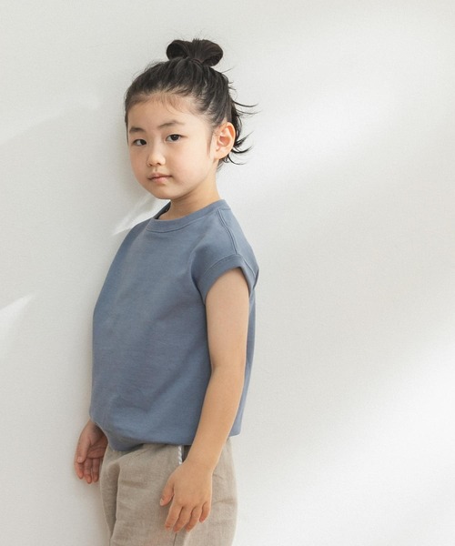 FORK&SPOON（フォークアンドスプーン）の「FORK&SPOON　ヘビーウェイトノースリーブTシャツ(KIDS)（Tシャツ/カットソー・キッズ・モカ/ブルー系その他/ピンク系その他・90/120/105/135）」の7枚目の写真