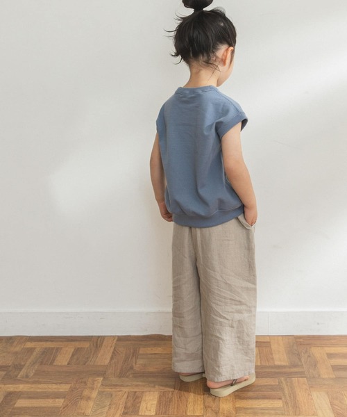 FORK&SPOON（フォークアンドスプーン）の「FORK&SPOON　ヘビーウェイトノースリーブTシャツ(KIDS)（Tシャツ/カットソー・キッズ・モカ/ブルー系その他/ピンク系その他・90/120/105/135）」の9枚目の写真