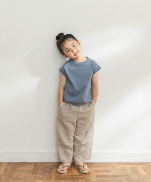 FORK&SPOON（フォークアンドスプーン）の「FORK&SPOON　ヘビーウェイトノースリーブTシャツ(KIDS)（Tシャツ/カットソー・キッズ・モカ/ブルー系その他/ピンク系その他・90/120/105/135）」の10枚目の写真