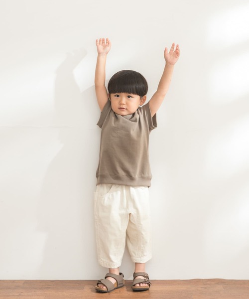 FORK&SPOON（フォークアンドスプーン）の「FORK&SPOON　ヘビーウェイトノースリーブTシャツ(KIDS)（Tシャツ/カットソー・キッズ・モカ/ブルー系その他/ピンク系その他・90/120/105/135）」の21枚目の写真