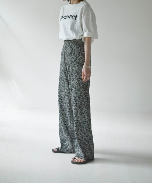 muure（ミュール）の「ニュアンス柄パンツ（その他パンツ・レディース・ホワイト/ブラック・FREE）」の9枚目の写真
