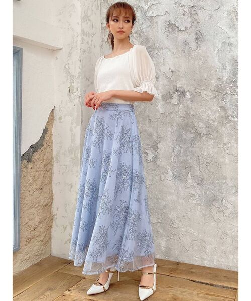 RESEXXY（リゼクシー）の「レースフレアスカート（スカート・レディース・ホワイト/ピンク/ブルー・FREE）」の14枚目の写真