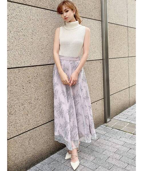 RESEXXY（リゼクシー）の「レースフレアスカート（スカート・レディース・ホワイト/ピンク/ブルー・FREE）」の19枚目の写真