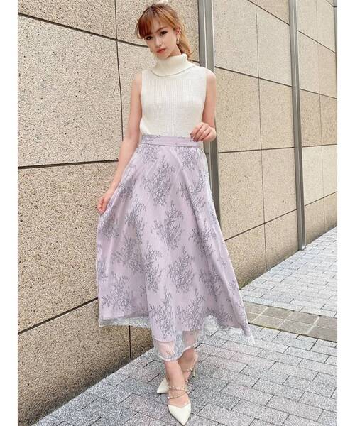 RESEXXY（リゼクシー）の「レースフレアスカート（スカート・レディース・ホワイト/ピンク/ブルー・FREE）」の12枚目の写真