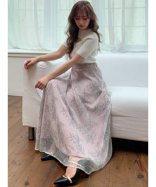RESEXXY（リゼクシー）の「レースフレアスカート（スカート・レディース・ホワイト/ピンク/ブルー・FREE）」の10枚目の写真