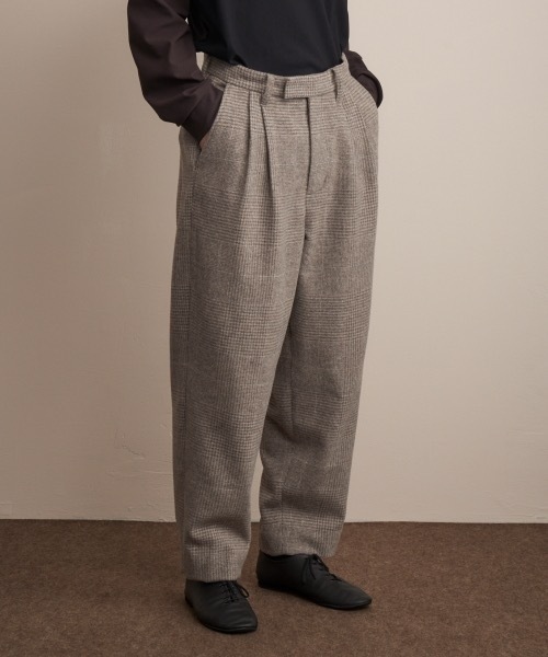 TROVE チェック柄スラックス M