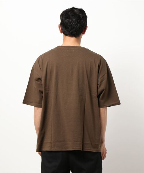 CORISCO（コリスコ）の「CORISCOアニマルプリントBIGTEE(M1)（Tシャツ/カットソー・メンズ・ホワイト/ブラック/ベージュ/ブラウン/ブルー系その他/レンガ・MEDIUM/LARGE/X-LARGE）」の8枚目の写真