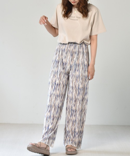 RETRO GIRL（レトロガール）の「柄アソートプリーツパンツ（その他パンツ・レディース・グリーン系その他/ブルー系その他/パープル系その他/ホワイト系その他/ブラウン系その他・FREE）」の13枚目の写真