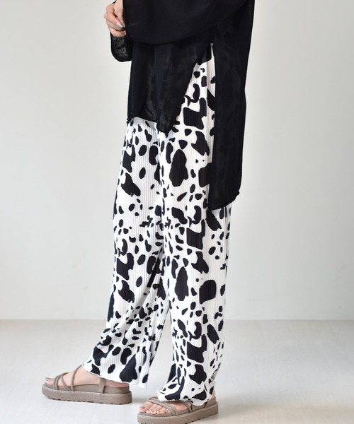 RETRO GIRL（レトロガール）の「柄アソートプリーツパンツ（その他パンツ・レディース・グリーン系その他/ブルー系その他/パープル系その他/ホワイト系その他/ブラウン系その他・FREE）」の15枚目の写真