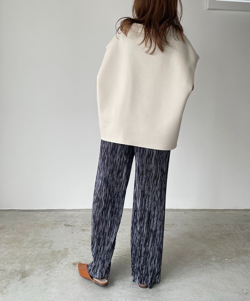 210nouve（トゥージュヌーブ）の「ニュアンス柄プリーツパンツ（その他パンツ・レディース・グレー系その他/ブラック系その他/グリーン系その他/ブルー系その他/カーキ・FREE）」の15枚目の写真