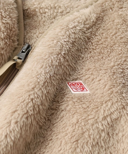 DANTON（ダントン）の「[DANTON/ダントン] ハイパイルボアフリース ノーカラージップカーディガン（その他アウター・レディース・チャコール/ブラック/パープル/ピンクベージュ/ネイビー・34/36/38）」の16枚目の写真