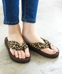 アニマル柄厚底ビーチサンダル・シャワーサンダル/21184