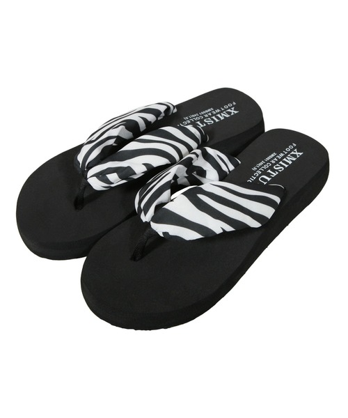 Julia Boutique(ジュリアブティック)の「アニマル柄厚底ビーチサンダル・シャワーサンダル/21184(サンダル・レディース・レオパード/ゼブラ・38/39/37/36)」の19枚目の写真