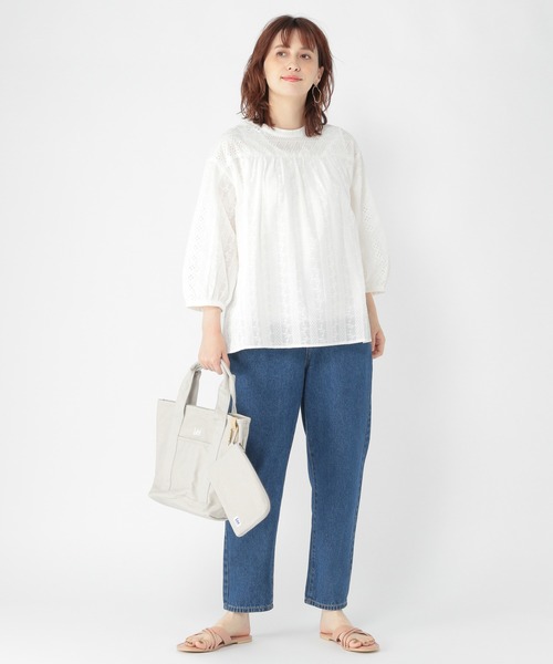 studio CLIP(スタディオクリップ)の「ダブルフロントカットレースシャツブラウス(シャツ/ブラウス・レディース・ブラック/オフホワイト/イエロー・MEDIUM/LARGE)」の15枚目の写真