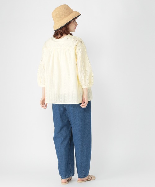 studio CLIP(スタディオクリップ)の「ダブルフロントカットレースシャツブラウス(シャツ/ブラウス・レディース・ブラック/オフホワイト/イエロー・MEDIUM/LARGE)」の17枚目の写真