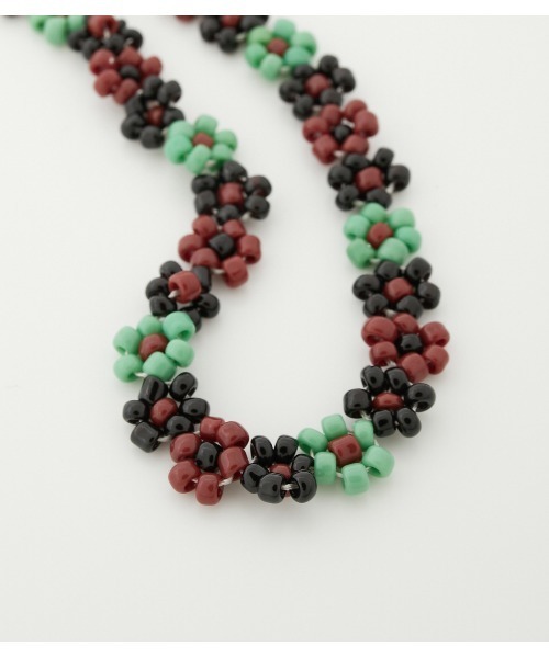 crie conforto（クリーコンフォルト）の「フラワービーズマスクチェーン（マスク・レディース・ブラック系その他/ブルー系その他/グリーン系その他・FREE）」の21枚目の写真