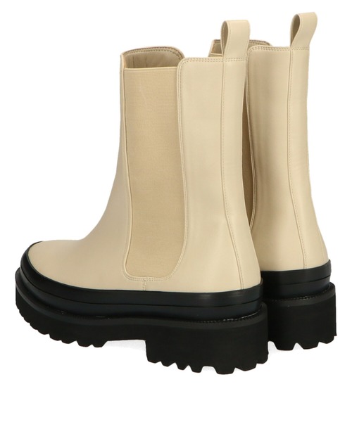 ORiental TRaffic（オリエンタルトラフィック）の「厚底チェルシーブーツ/11406（ブーツ・レディース・ブラック/ホワイト・M/L/S/LL/SS/3L）」の12枚目の写真
