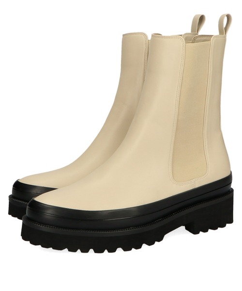 ORiental TRaffic（オリエンタルトラフィック）の「厚底チェルシーブーツ/11406（ブーツ・レディース・ブラック/ホワイト・M/L/S/LL/SS/3L）」の8枚目の写真