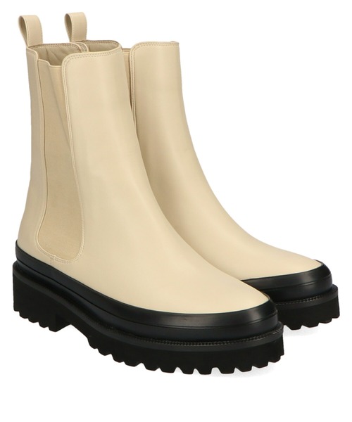 ORiental TRaffic（オリエンタルトラフィック）の「厚底チェルシーブーツ/11406（ブーツ・レディース・ブラック/ホワイト・M/L/S/LL/SS/3L）」の15枚目の写真