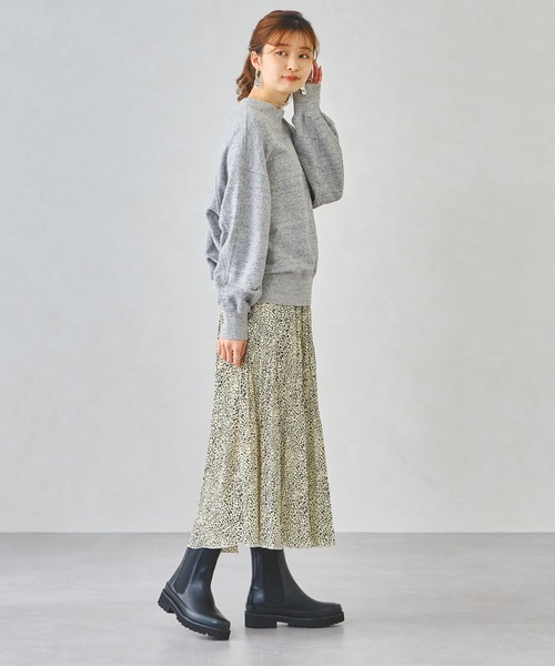 ORiental TRaffic（オリエンタルトラフィック）の「厚底チェルシーブーツ/11406（ブーツ・レディース・ブラック/ホワイト・M/L/S/LL/SS/3L）」の7枚目の写真