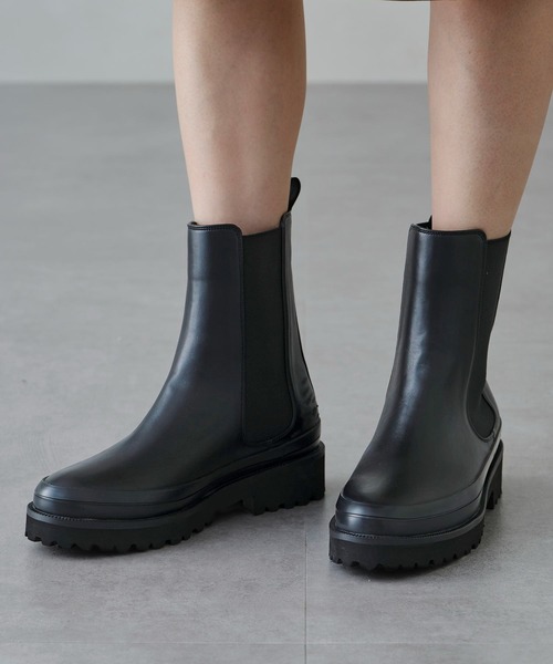 ORiental TRaffic（オリエンタルトラフィック）の「厚底チェルシーブーツ/11406（ブーツ・レディース・ブラック/ホワイト・M/L/S/LL/SS/3L）」の19枚目の写真