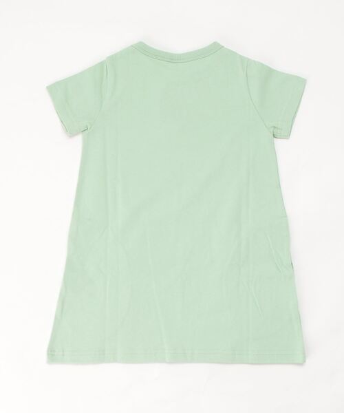 Champion（チャンピオン）の「【Champion/チャンピオン】キッズ ベーシック チュニックTシャツ（チュニック・キッズ・ライトグリーン・100/110/120/130/140/150/160）」の2枚目の写真