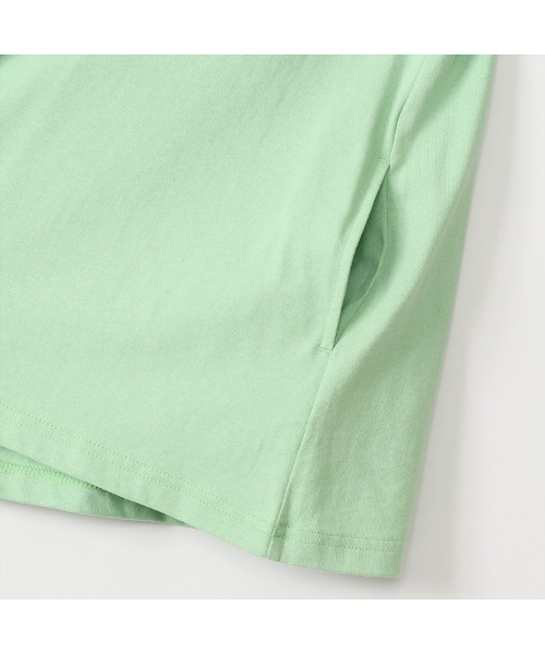 Champion（チャンピオン）の「【Champion/チャンピオン】キッズ ベーシック チュニックTシャツ（チュニック・キッズ・ライトグリーン・100/110/120/130/140/150/160）」の3枚目の写真