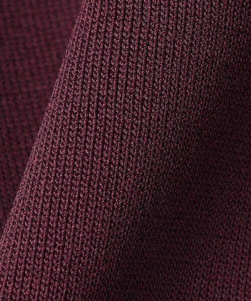 green label relaxing（グリーンレーベルリラクシング）の「レイヤード ライク ショートスリーブ プルオーバー ニット（ニット/セーター・レディース・ブラック/ワインレッド/ライトグレー・FREE）」の15枚目の写真
