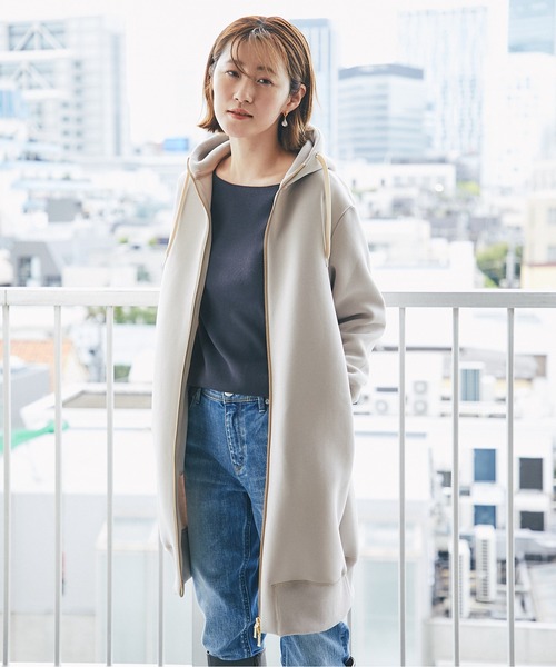 RIVE DROITE（リヴドロワ）の「色違いで欲しくなる名品ニット　総針2WAYニット（ニット/セーター・レディース・チャコールグレー/ライトグレー/ブルー/ピンク・FREE）」の7枚目の写真