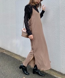 Kastane | 配色パイピングキャミワンピース(ワンピース)