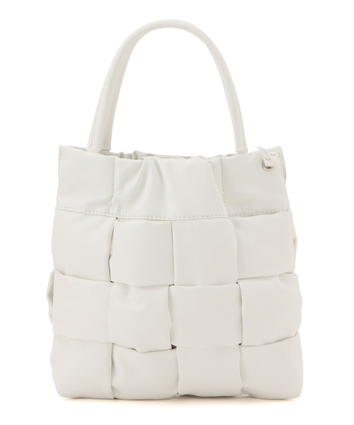 VIS(ビス)の「アクセントにぴったり。イントレチャート2WAYショルダー(ショルダーバッグ・レディース・ホワイト/ブラック/シルバー・FREE)」の4枚目の写真