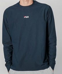 【FILA / フィラ】ストレッチ フロント肩ロゴ 長袖Tシャツ /ユニセックス