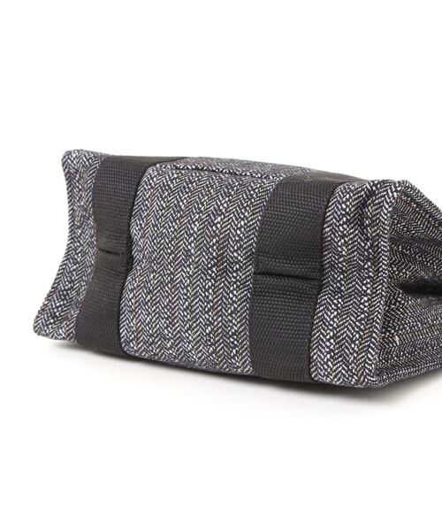 MURUA(ムルーア)の「MURUA (ムルーア) ミニトートバッグ WOOL MR-B1001 ランチトート(トートバッグ・レディース・アイボリー/ブラウン/グレー・FREE)」の4枚目の写真
