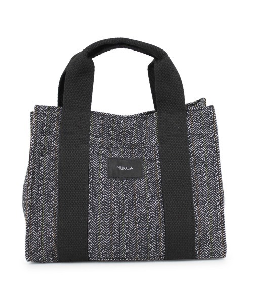 MURUA(ムルーア)の「MURUA (ムルーア) ミニトートバッグ WOOL MR-B1001 ランチトート(トートバッグ・レディース・アイボリー/ブラウン/グレー・FREE)」の20枚目の写真
