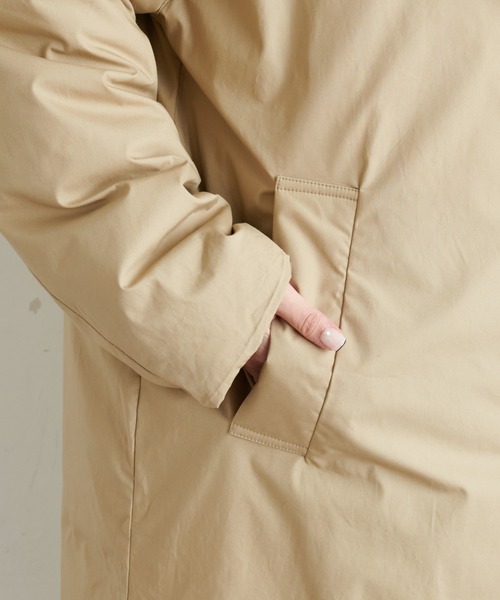 PUAL CE CIN（ピュアルセシン）の「フレンチダックダウン チェスターダウンコート（ダウンジャケット/コート・レディース・ブラック/ベージュ/グレイッシュベージュ・FREE）」の20枚目の写真