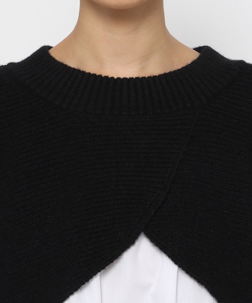 PAGEBOY（ページボーイ）の「レイヤードニットプルオーバー（ニット/セーター・レディース・ブラック/アクア/ホワイト・FREE）」の18枚目の写真