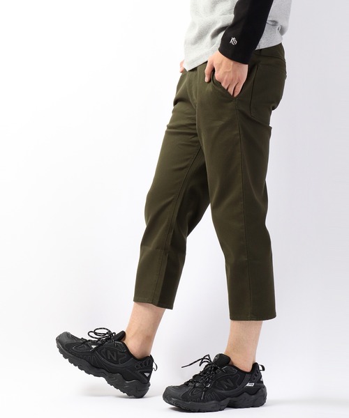 KRIFF MAYER（クリフメイヤー）の「4WAYストレッチクロップドパンツ（チノパンツ・メンズ・ベージュ/カーキ/ブラック/ネイビー・L/S/M/XL）」の4枚目の写真