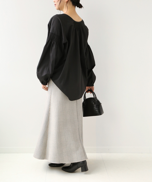 Simplicite（サンプリシテ）の「《追加》リバーシブルチェック スカート◆（スカート・レディース・ベージュ/ブルー/ブラック・FREE）」の14枚目の写真