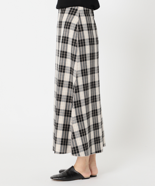 Simplicite（サンプリシテ）の「《追加》リバーシブルチェック スカート◆（スカート・レディース・ベージュ/ブルー/ブラック・FREE）」の11枚目の写真
