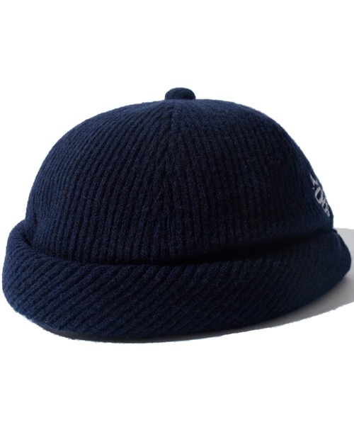 ALDIES（アールディーズ）の「Knitting Roll Cap / ニッティングロールキャップ（キャップ・メンズ・ブラック/グリーン/バーガンディー/ネイビー・FREE）」の3枚目の写真