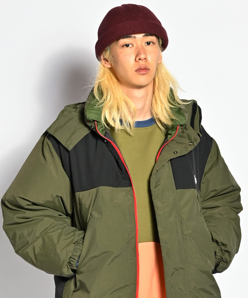 ALDIES（アールディーズ）の「Knitting Roll Cap / ニッティングロールキャップ（キャップ・メンズ・ブラック/グリーン/バーガンディー/ネイビー・FREE）」の4枚目の写真