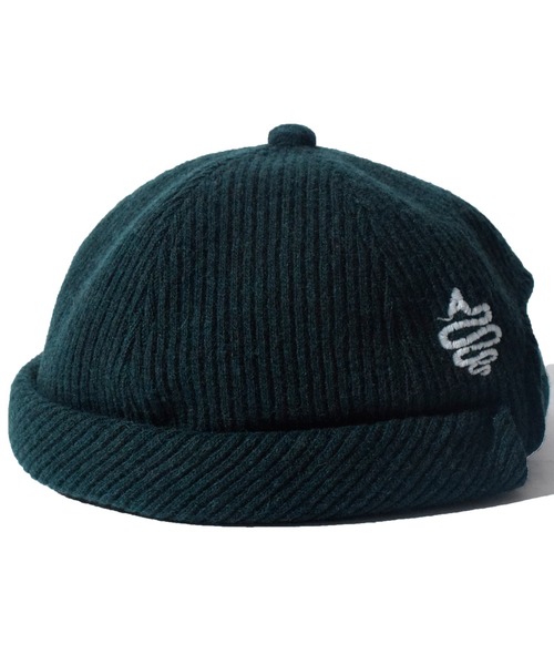 ALDIES（アールディーズ）の「Knitting Roll Cap / ニッティングロールキャップ（キャップ・メンズ・ブラック/グリーン/バーガンディー/ネイビー・FREE）」の6枚目の写真
