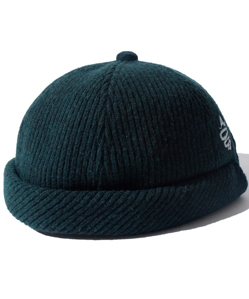 ALDIES（アールディーズ）の「Knitting Roll Cap / ニッティングロールキャップ（キャップ・メンズ・ブラック/グリーン/バーガンディー/ネイビー・FREE）」の10枚目の写真