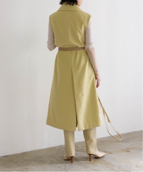 RANDA（ランダ）の「ウールライクノースリーブロングコート（その他アウター・レディース・グレイッシュベージュ/クリーム/グリーン・0/1）」の22枚目の写真