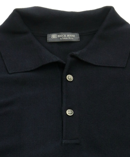 TOKYO SHIRTS（トウキョウシャツ）の「長袖ニットポロシャツ