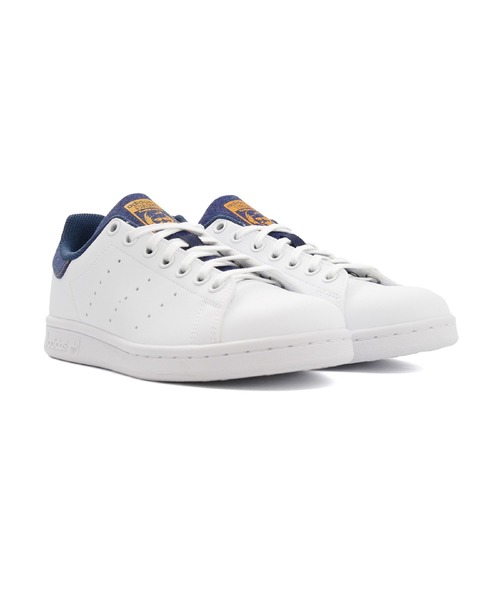 adidas(アディダス)の「adidas STAN SMITH J アディダス スタンスミスJ(スニーカー・キッズ・ホワイト×ネイビー・24.5cm/24cm/23.5cm/23cm)」の5枚目の写真
